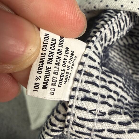 Taylor Stitch The California Shirt Mens Large 42 White Navy Jacquard Dot Pocket - Picture 4 of 9